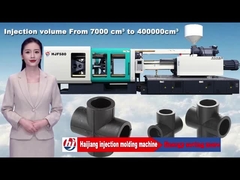 Máquina de moldeo por inyección de bajo volumen de 530 toneladas / máquina de moldeo de plástico para el montaje de tuberías de PVC