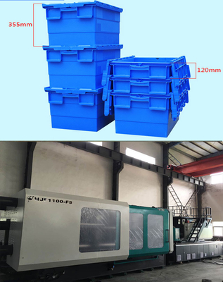Fuerza de sujeción 1800 toneladas Máquina de moldeo por inyección 1-8 Zona Control PLC 50-4000G Capacidad